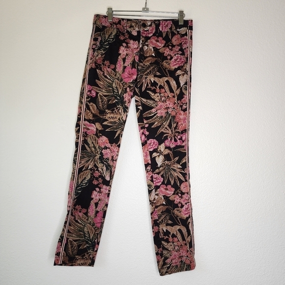 Anthropologie Chino Relaxed Printed Chino Pants 26 - Picture 6 of 10